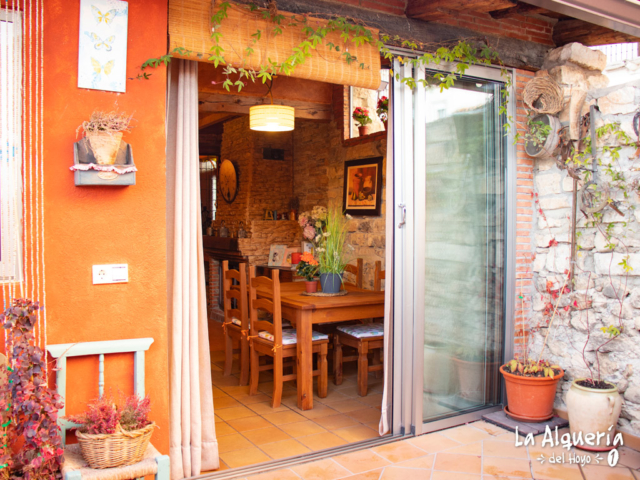 casa rural cuenca la alqueria del hoyo 1 terraza