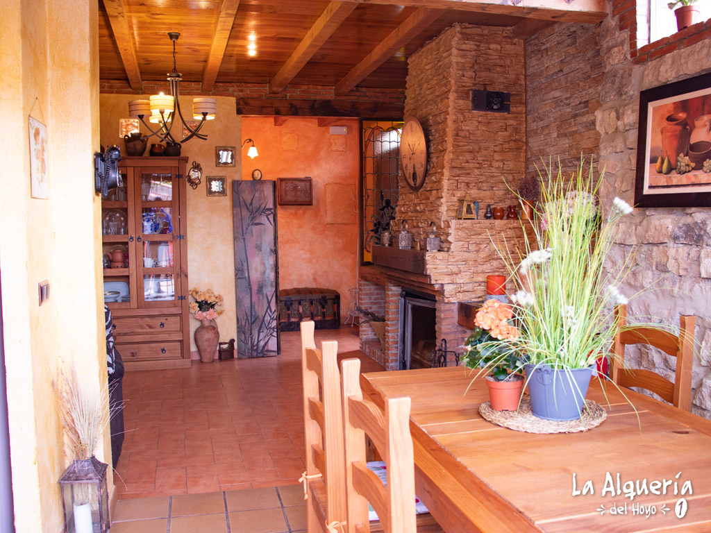 casa rural cuenca la alqueria del hoyo 1 vistas terraza casa