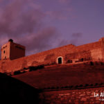 Castillo Cañada del Hoyo. Anocheciendo