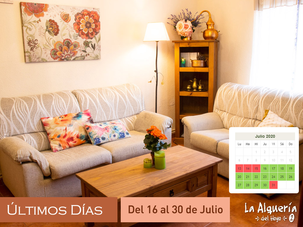 Casa Rural con salon y cocina independiente para 4 personas familia